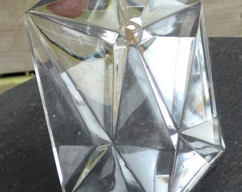 German kinkeldey crystal glass disc replacement chandelier sconces