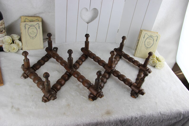 Holz geschnitzt Gerste Twist biegsam Mantel Rack 1970 | Etsy