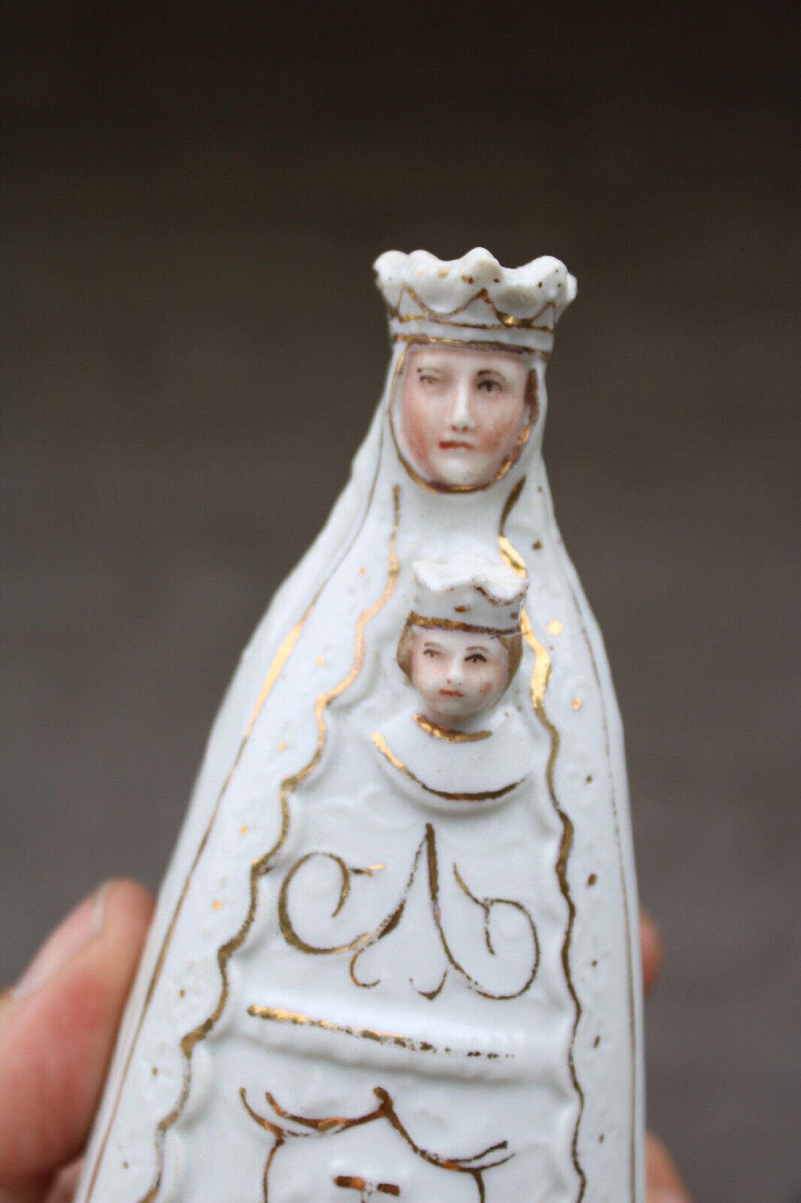 Antique Vieux Brussels Porcelain Madonna Notre Dame De Tongre - Etsy