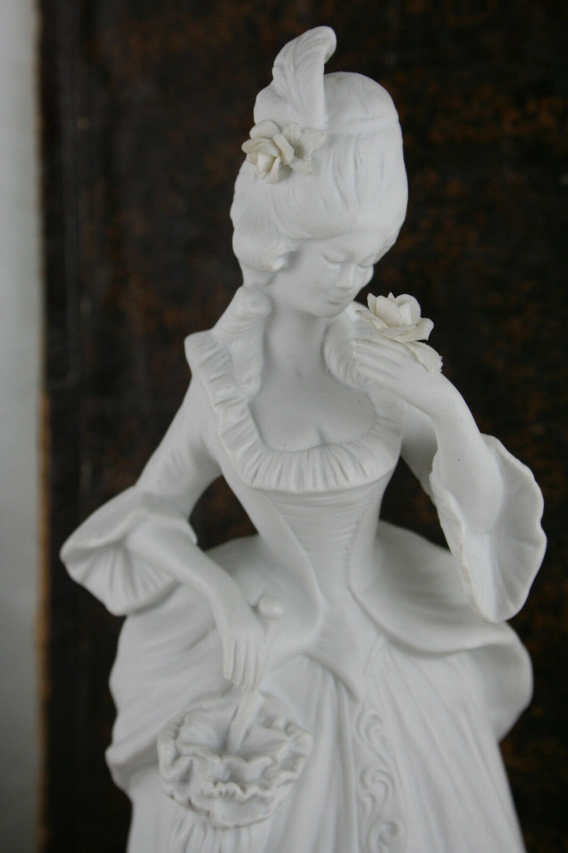 Vtg German Bisque Porcelain Figurine Statue Marked 1950's Etsy