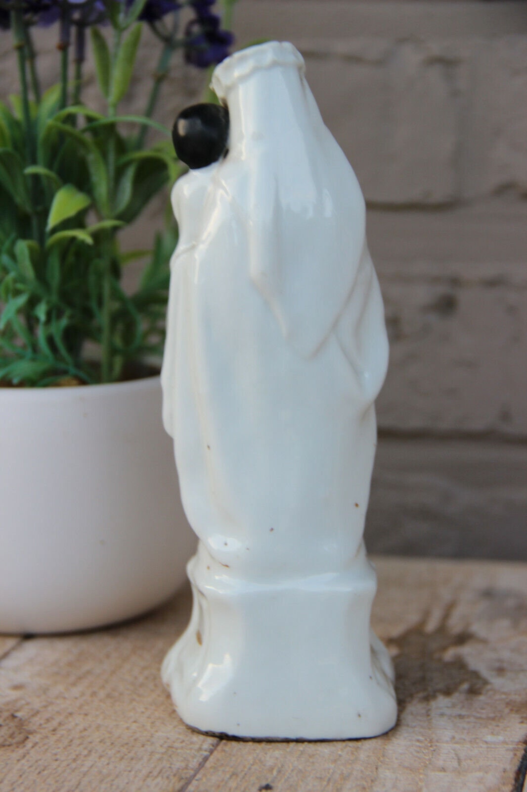 Antique French Vieux Old Porcelain Madonna Figurine - Etsy