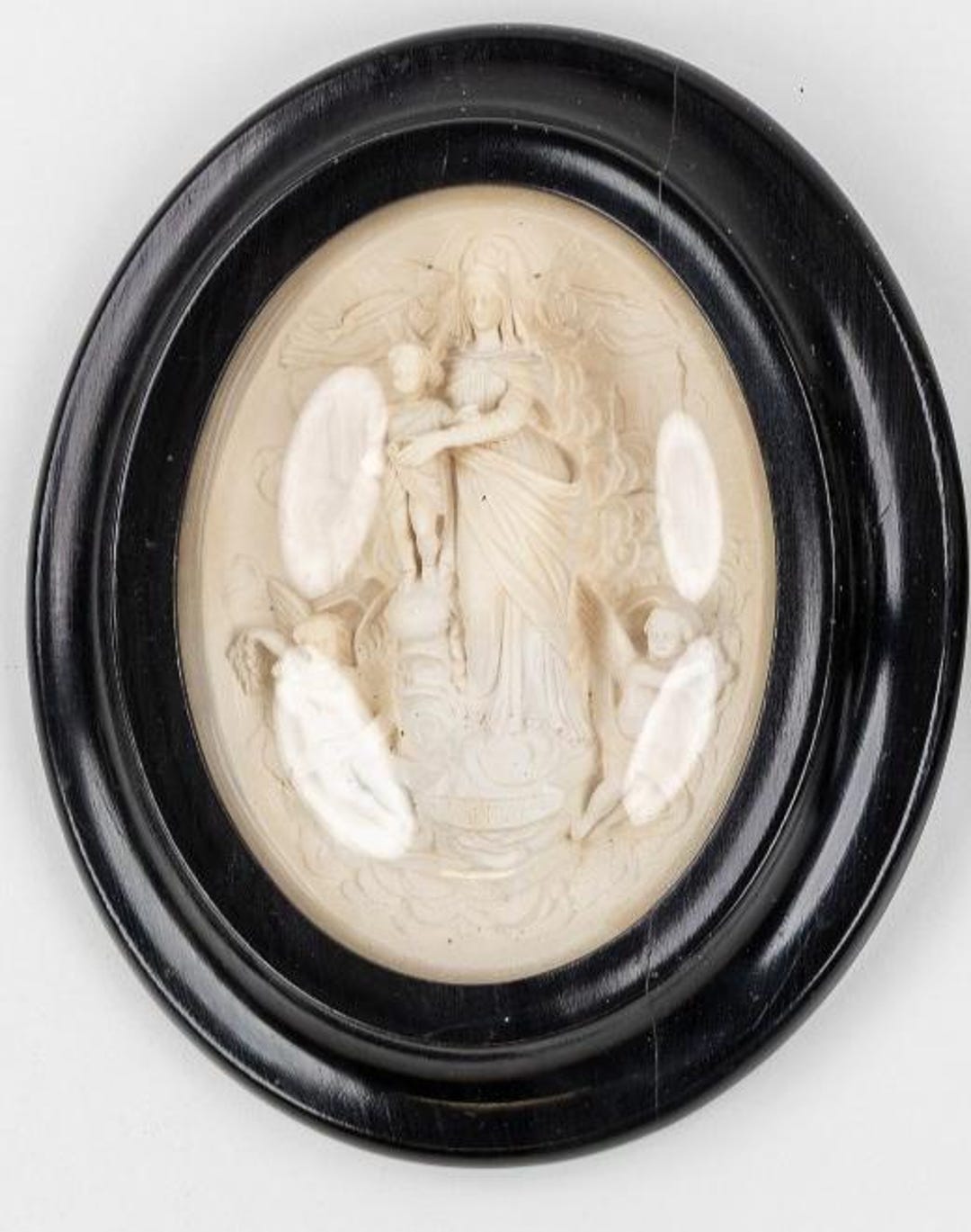 Antique 19thc Meerschaum Bas Relief Notre Dame De Victoires Victory ...
