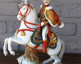 German Scheibe Alsbach Porcelain Marked Napoleon Prince Eugene