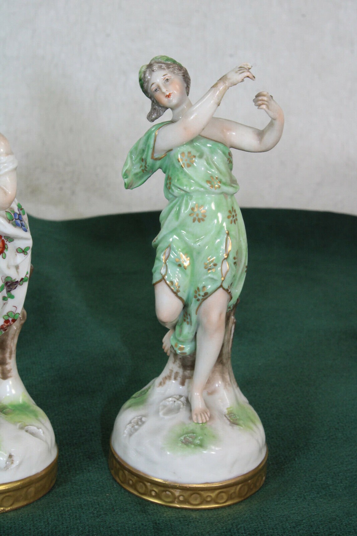 Set 6 antique german ludwigsburg mark figurine statue lady Etsy
