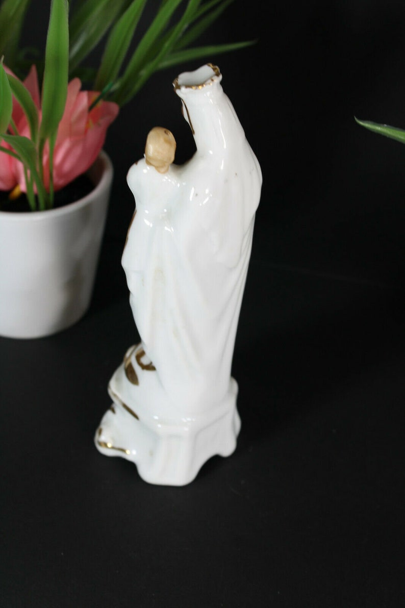 Antique French Vieux Paris Porcelain Madonna Figurine Statue - Etsy