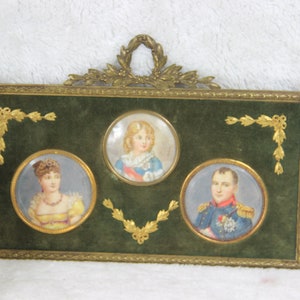 Seltene antike Miniatur-Napoleon III aus dem 19.Jh