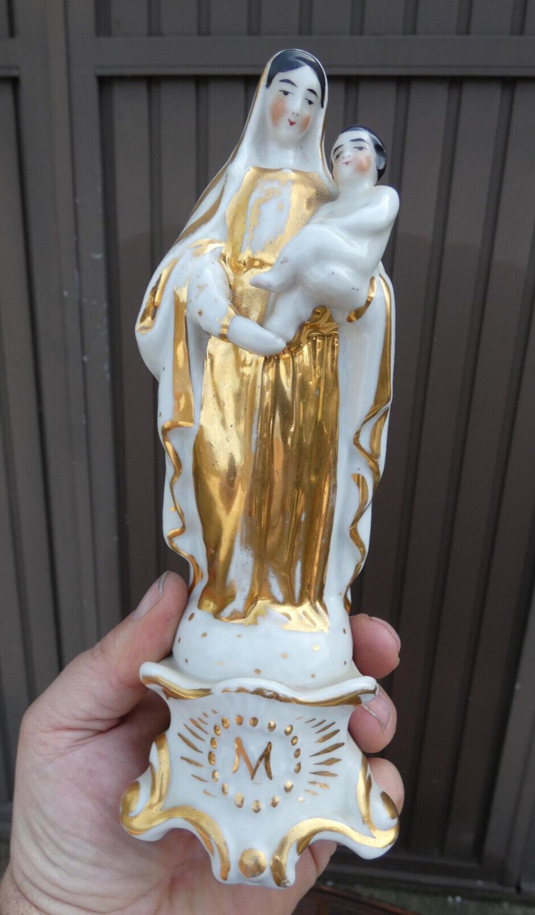 Antique Vieux Paris Porcelain Madonna Religious Figurine Statue - Etsy UK