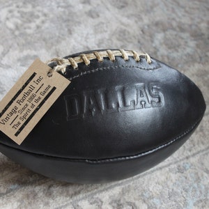 Vintage American 1950&#39;s Football - Dallas  -100% leather - The perfect sports gift!