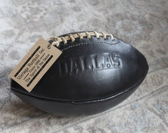 Vintage American 1950's Football - Dallas  -100% leather - The perfect sports gift!