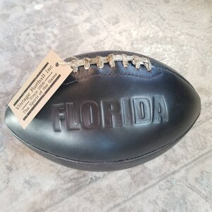 Vintage 1950&#39;s Football | Florida | 100% leather | The perfect sports gift | Hand crafted
