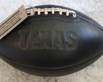 vintage des années 50 | Texas | 100 % cuir | Cadeau sport | Fabriqué à la main | Taille officielle