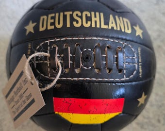 Germany | Vintage Soccer Ball | 100% Leather | Hand Crafted | World Cup