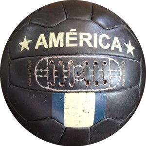AMERICA 1960's Vintage Soccer Ball 100% Leather Hand Crafted The Perfect Soccer Gift image 2