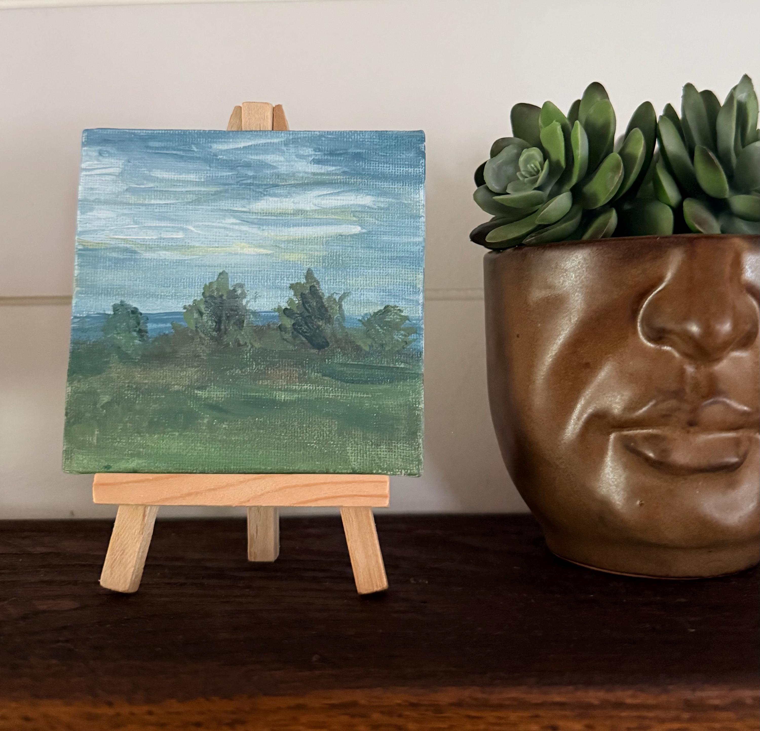 Original Mini Landscape Painting – Small Hand Painted Nature Art ...