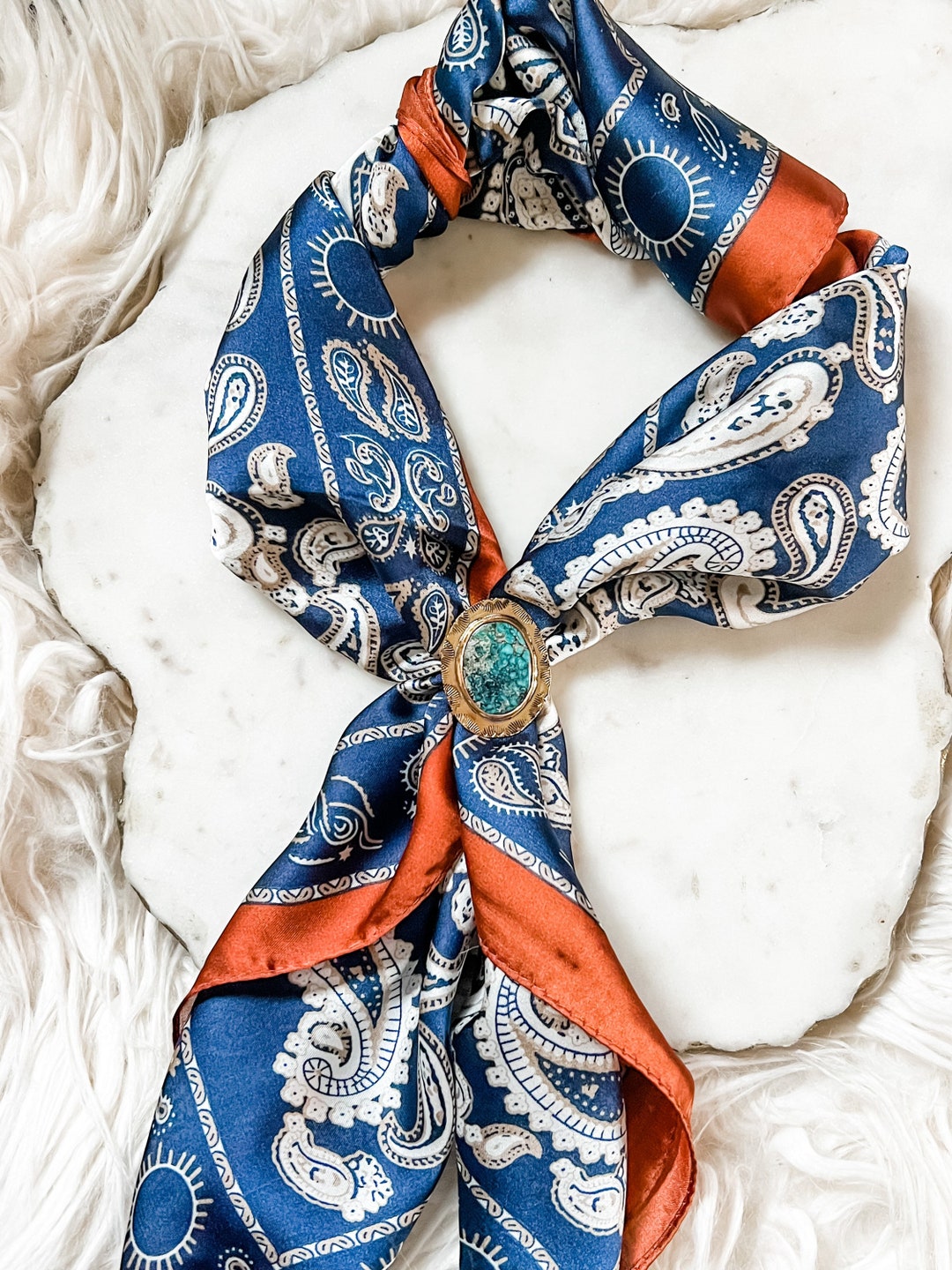 Calico Silk Wild Rags In Black Or Red