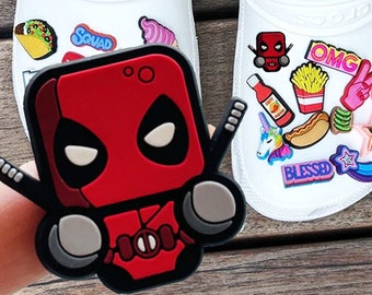 deadpool crocs charm