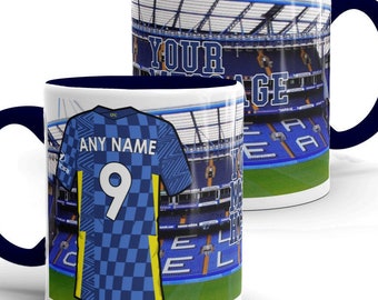 NA Chelsea FC Gift Mug Gift per Chelsea Football Fan Chelsea Football Mug Coffee Cup Chelsea Soccer 