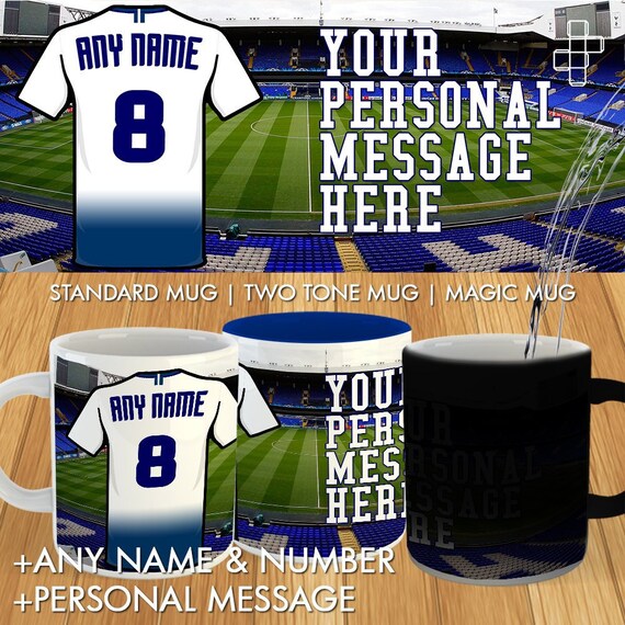 personalised tottenham kit