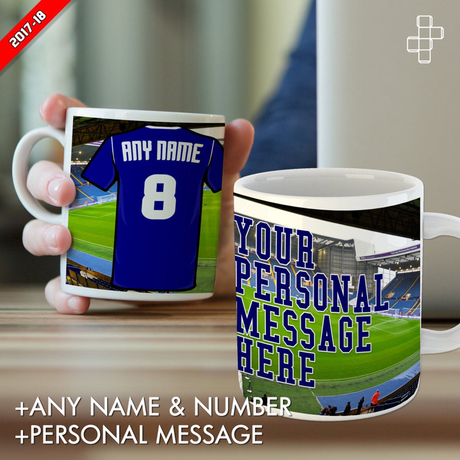 Personalised WEST BROMWICH ALBION Football Mug 2017-18 - Etsy UK