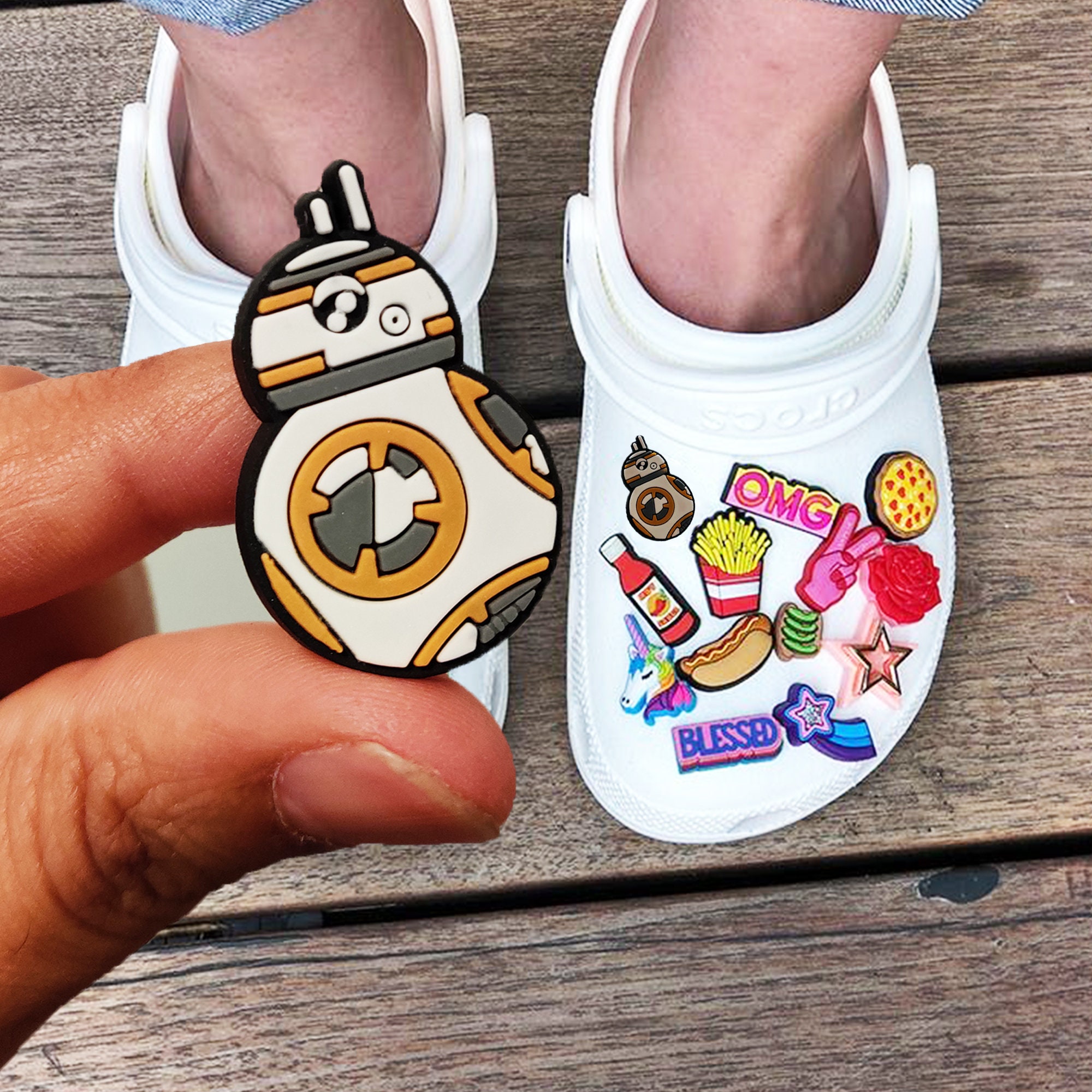 BB-8 Croc Shoe Charm Star Wars Shoe Charms BB8 Droid Shoe - Etsy Singapore