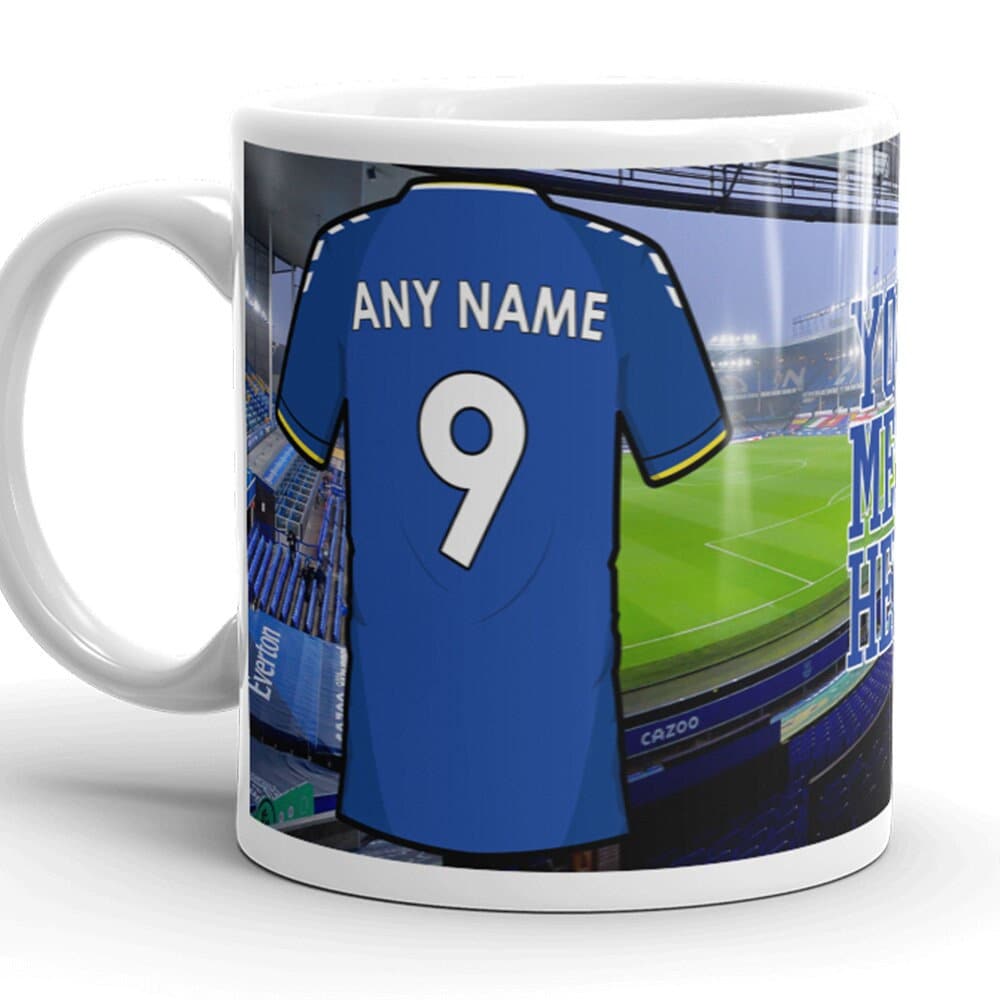 Christmas In The Park 2022 Football Personalised Everton Football Mug Goodison Park Football Gift | Etsy Uk