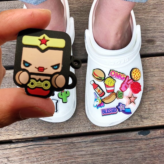 wonder woman croc charm