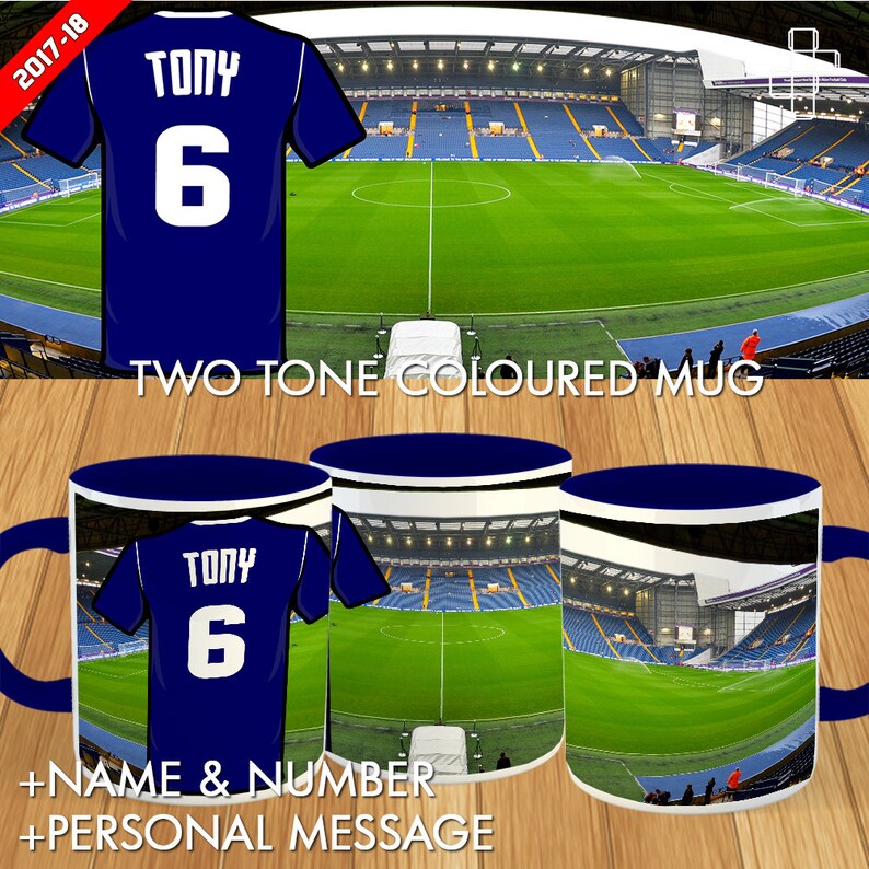 Personalised WEST BROMWICH ALBION Football Mug 2017-18 - Etsy UK