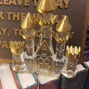 Disney Castle Inspired Resin Castles With or Without LED Lights - Etsy