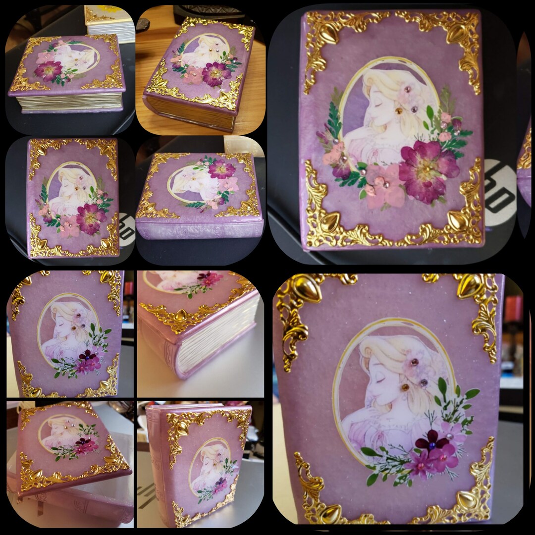 Tangled Rapunzel Storybook Jewelry Trinket Box Etsy Tangled Rapunzel Storybook Jewelry Trinket Box Etsy