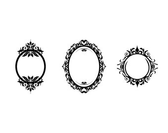 Ornamental Frame - Download Digital Clipart Silhouette Vector Files