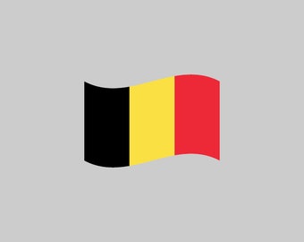 Belgium Flag - Download Digital Clipart Silhouette Vector Files