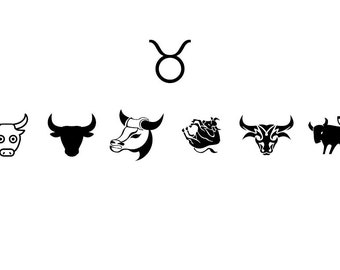 Taurus - Download Digital Clipart Silhouette Vector Files