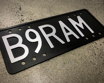 Vintage NZ Motorcycle Number Plate