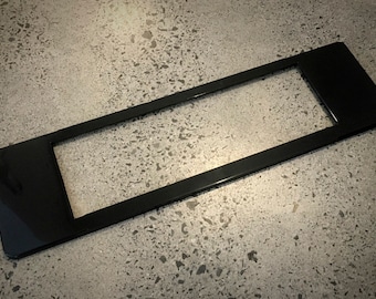 Blank Winged Number Plate Surrounds