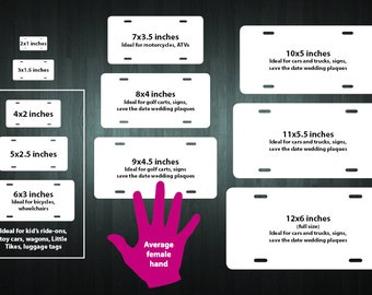 Metal License Plate (blank)