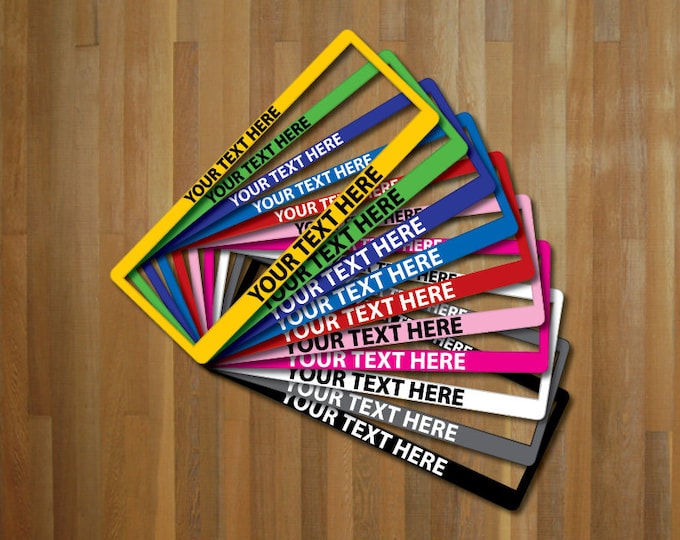 Featured listing image: Create your own number plate surrounds