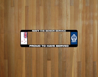 Navy Senior Service Number Plate Surrounds