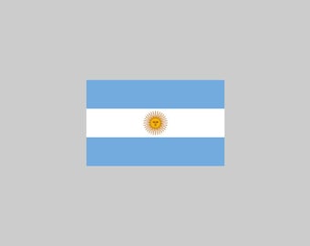 Argentina Flag - Download Digital Clipart Silhouette Vector Files