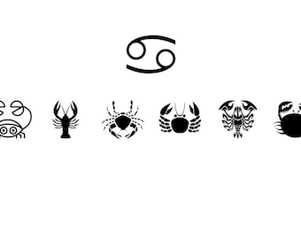 Cancer - Download Digital Clipart Silhouette Vector Files