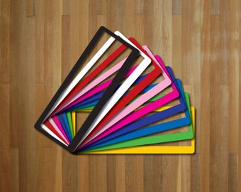 BULK BUY! Coloured Number Plate Surrounds