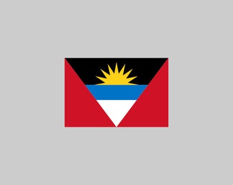 Antigua And Barbuda Flag - Download Digital Clipart Silhouette Vector Files