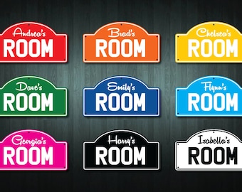 Personalised Child's Room Sticker (choose your text and color)