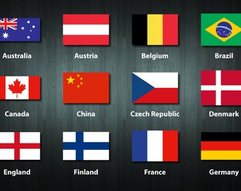 Flag Stickers (almost any flag you can think of)