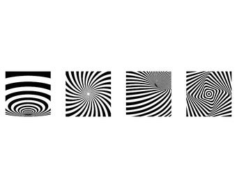 Optical Illusion - Download Digital Clipart Silhouette Vector Files