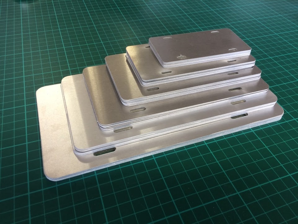 Metal License Plate (blank)