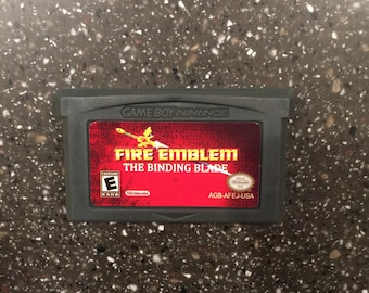 Fire Emblem The Binding Blade Gameboy Advance GBA DS RPG Game Nintendo