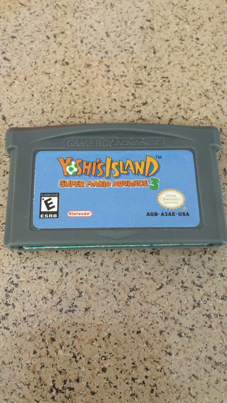 Yoshi/'s Island Super Mario Advance 3 Gameboy Advance SP Game W Case