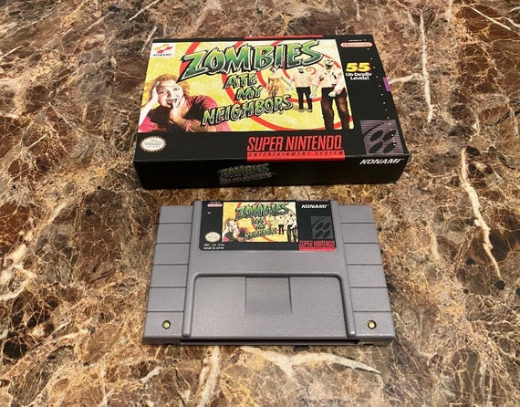 中古SNESソフト 北米版 Zombies Ate My Neighbors[Premium
