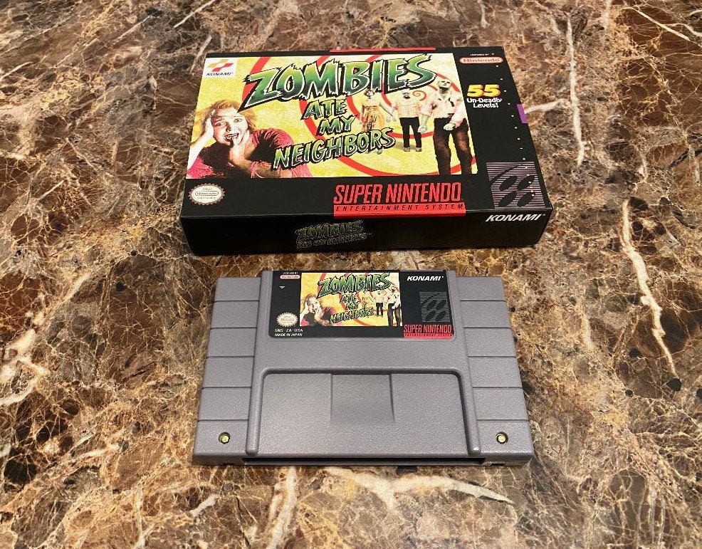 Zombies Ate My Neighbors SNES Super Nintendo