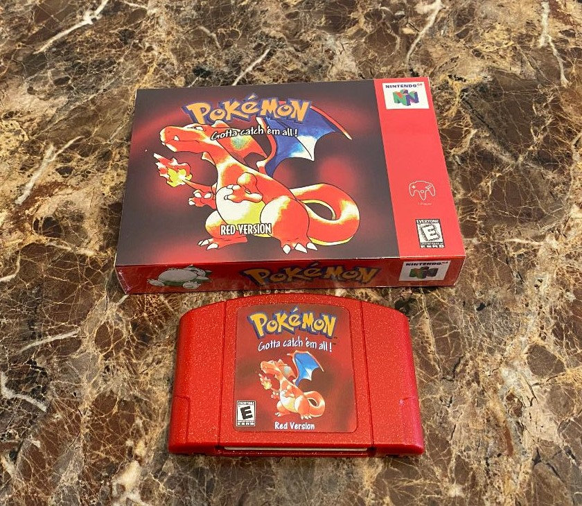 N64 on sale red cartridge